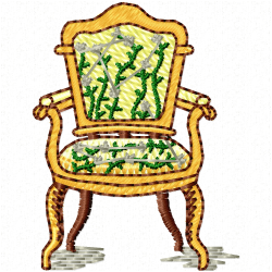Chairs Embroidery Design 5 Chairs Embroidery Design 5